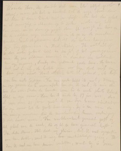 Letter to August Allebé