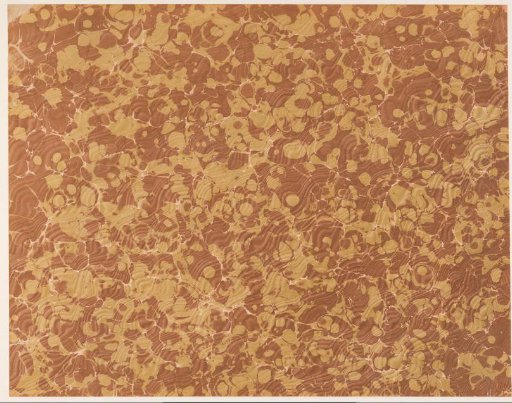 Moiré marble in brown and yellow-brown