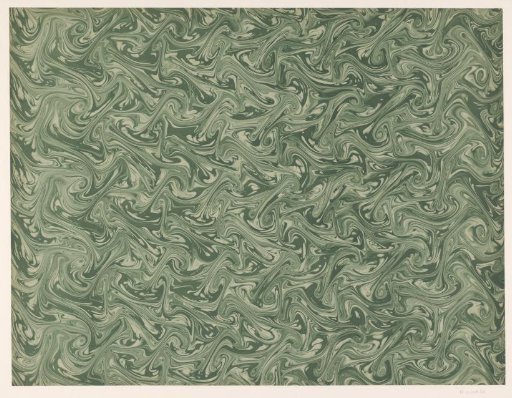 Fancy marble in two shades of green and white