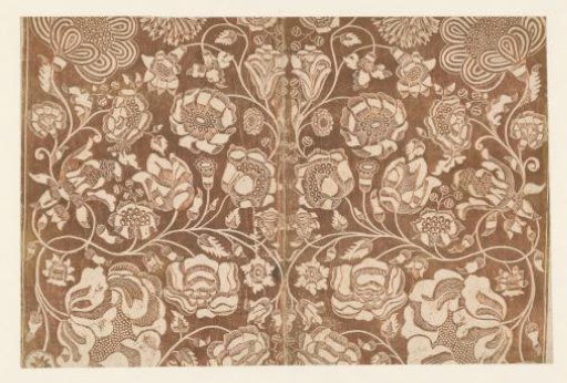 Sheet with Vines with Flowers