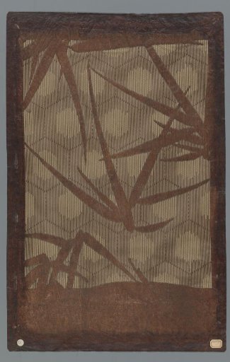 Pattern with bamboo leaves