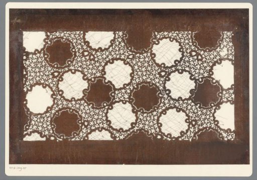 Template with round forms