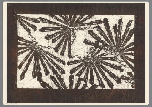 Template with a star-shaped form