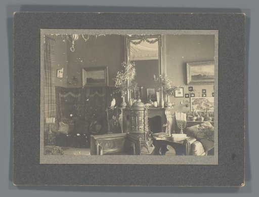 Interior of the house of Jeannette Bouman-De Lange in The Hague