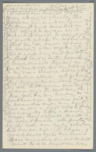 Letter to Henriëtte Johanna Petronella van Hilten