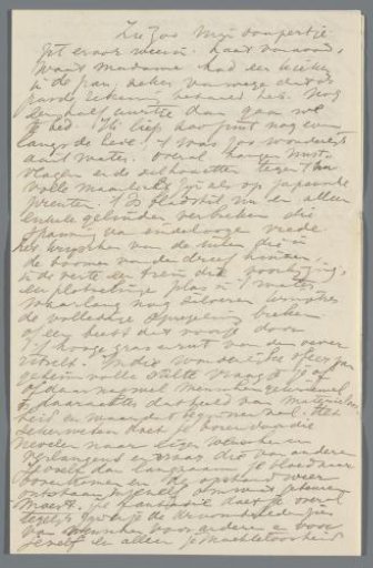 Letter to Jan Ponstijn and Henriëtte Johanna Petronella van Hilten