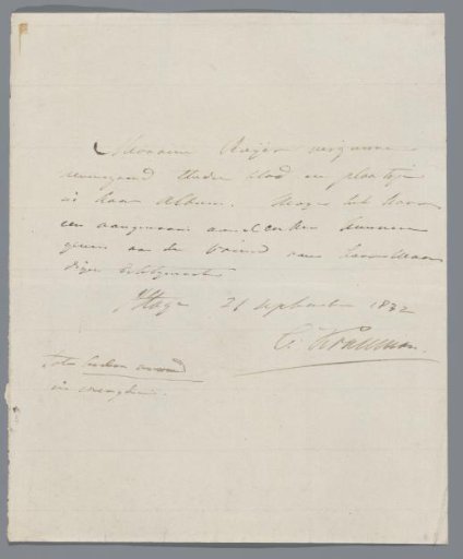 Letter to Louis Royer