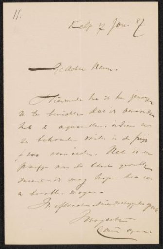 Letter to Frans Buffa and Sons