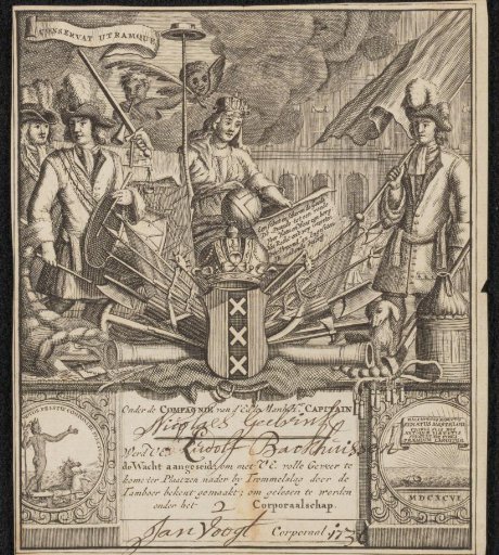 Schuttersbrief of Ludolf Backhuysen (II)