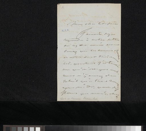Letter to an anonymous recipient