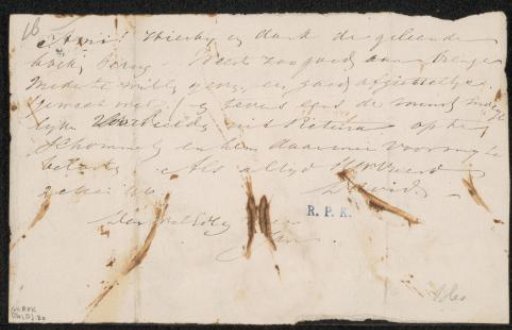 Letter to Jan Weissenbruch
