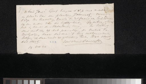 Letter to Jan Weissenbruch