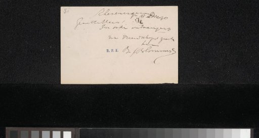 Postcard to Frans Buffa en Zonen