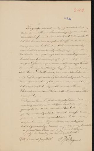 Letter to anonymous