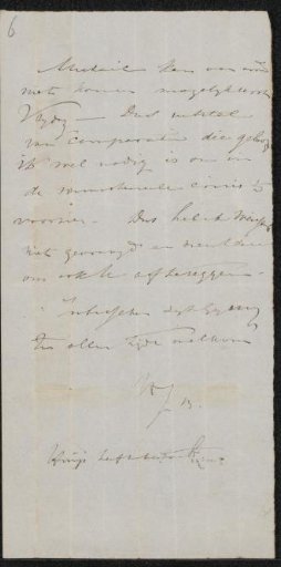 Letter to Lambertus Hardenberg (1822-1900)
