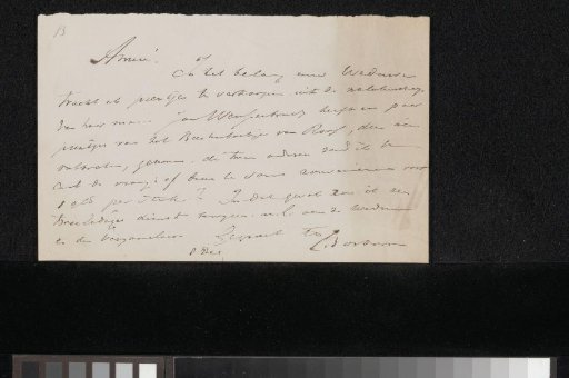 Letter to an anonymous recipient