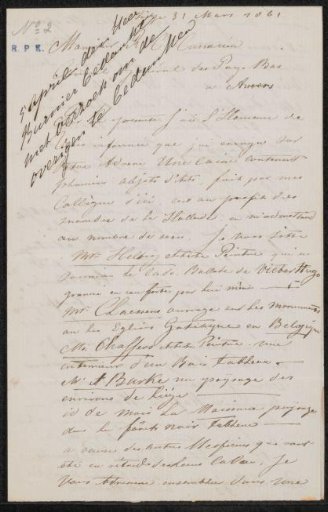 Letter to H.C. Cankrien