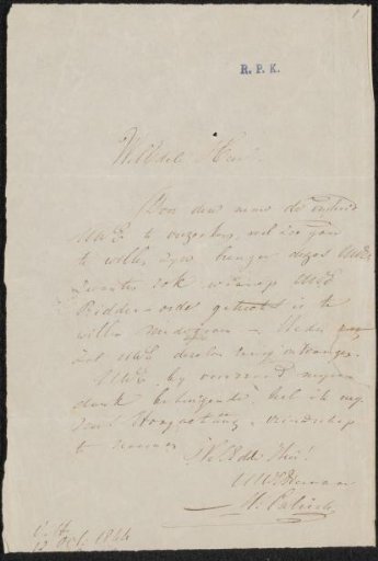 Letter to anonymous