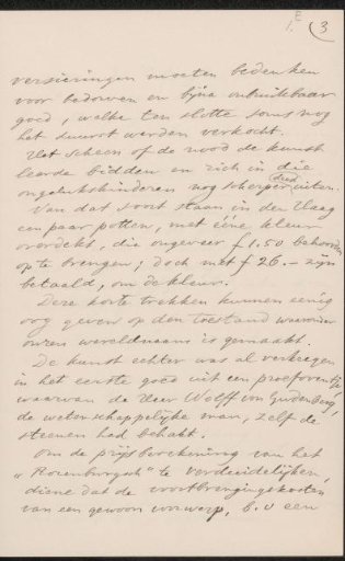 Letter to Pieter Haverkorn van Rijsewijk