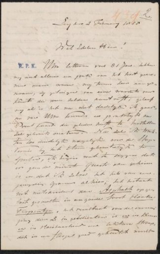 Letter to Christiaan Kramm