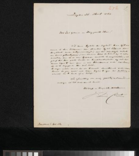 Letter to an anonymous recipient