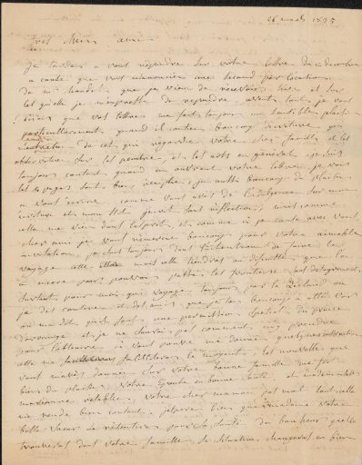 Letter to Jean Baptiste Weenink