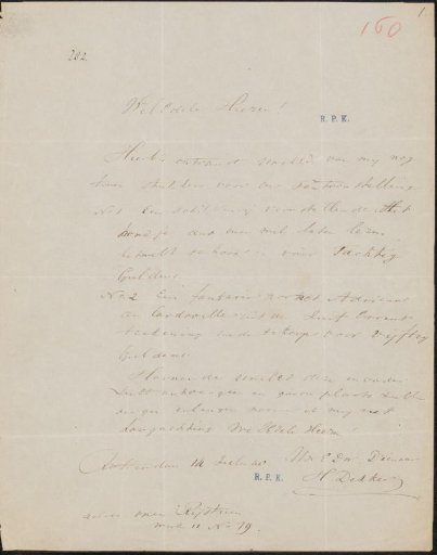 Letter to an anonymous recipient