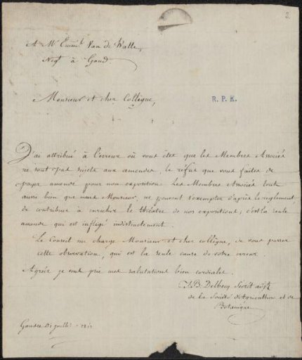 Letter to an unknown recipient