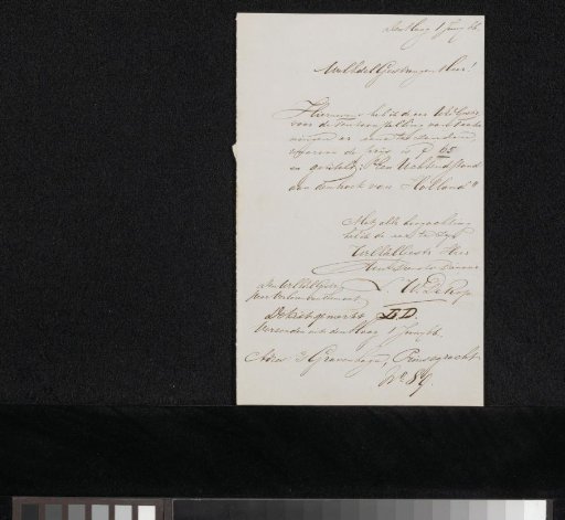 Letter to Pieter Verloren van Themaat