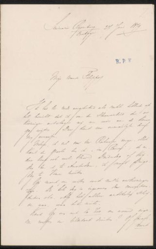 Letter to Filippo Tessaro