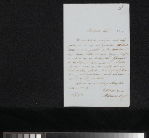 Letter to Lambertus Hardenberg
