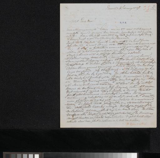 Letter to Christiaan Kramm