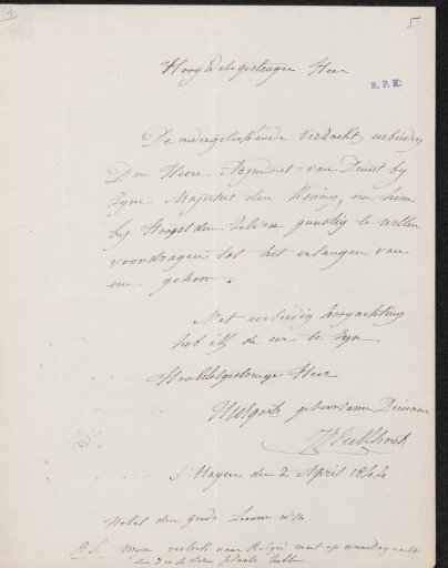 Letter to anonymous