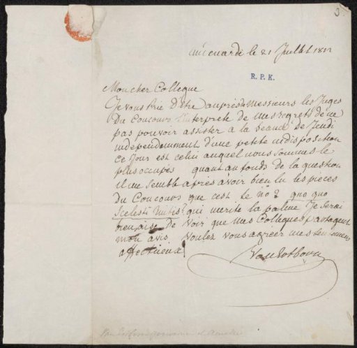 Letter to an anonymous recipient