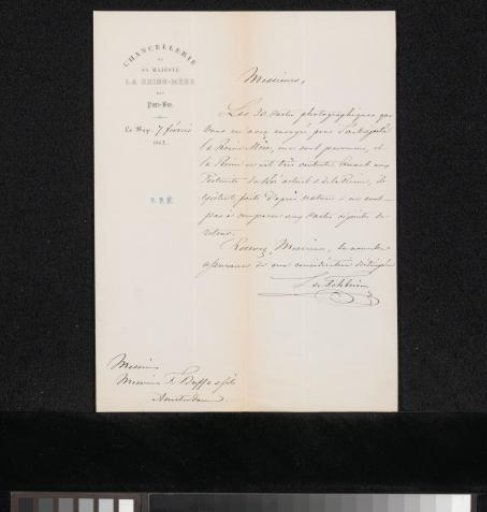 Letter to Frans Buffa and Sons