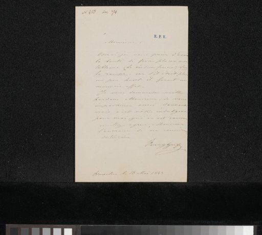 Letter to an anonymous recipient