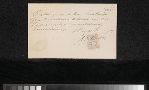 Receipt for Frans Buffa and Sons
