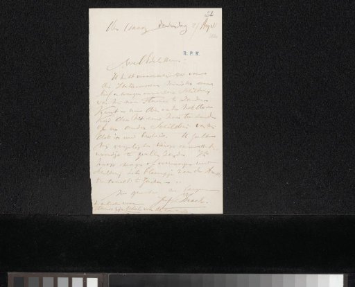 Letter to Alberto Caramelli and Filippo Tessaro
