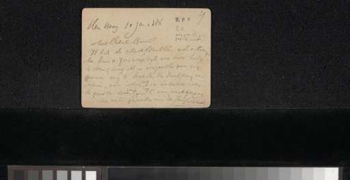 Letter to Frans Buffa and Sons