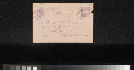 Postcard to Filippo Tessaro
