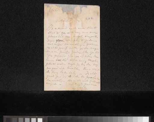 Letter to Frans Buffa
