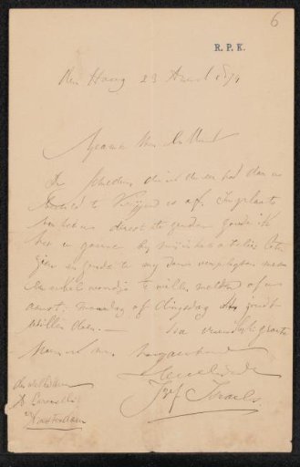 Letter to Alberto Caramelli