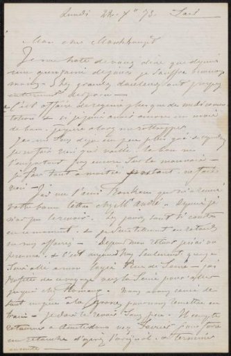 Letter to Jan Hendrik Maschaupt