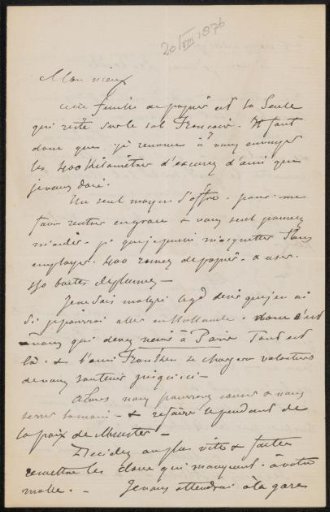 Letter to Jan Hendrik Maschaupt