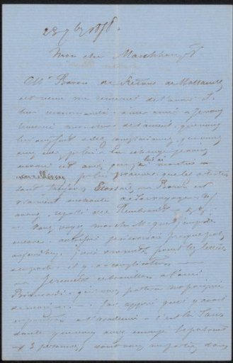 Letter to Jan Hendrik Maschaupt