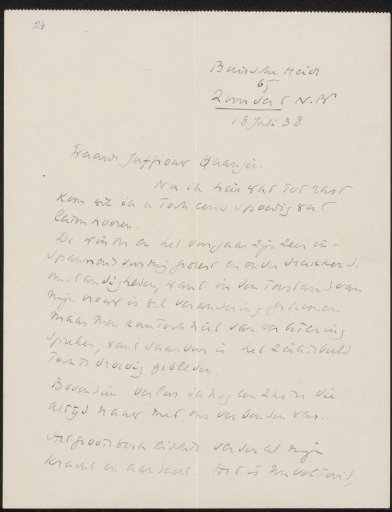 Letter to Marisa Quanjer