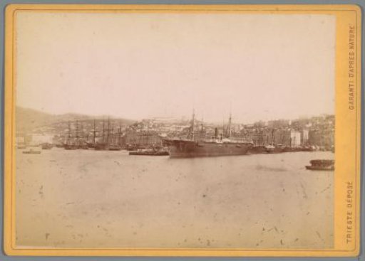 View of the harbour, possibly Trieste