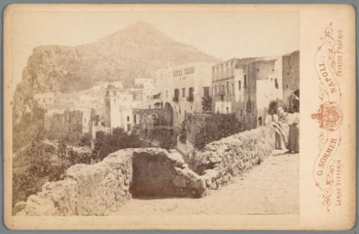 View of Capri with Hotel Tiberio