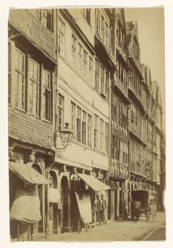 Street view in the Jewish quarter of Frankfurt am Main