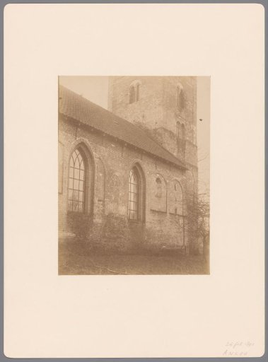 Detail of the Magnus Church in Anloo
